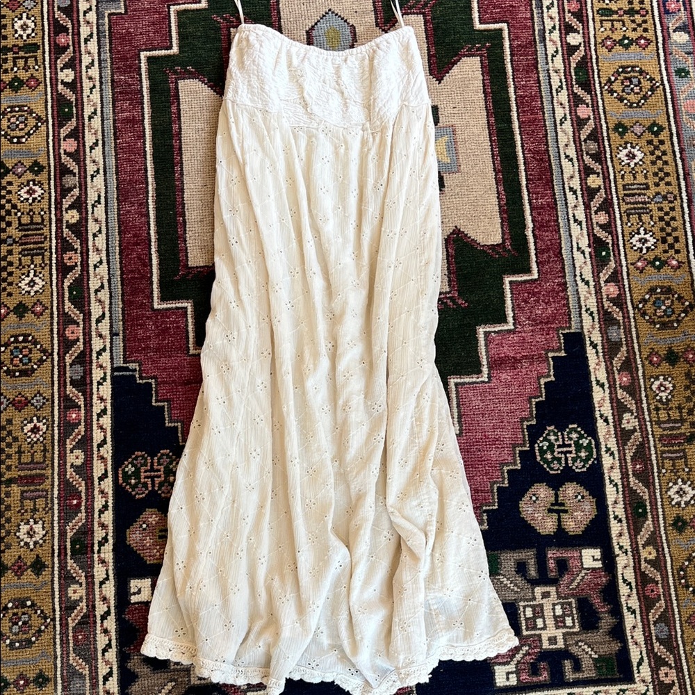 Free People Cream Maxi Dress